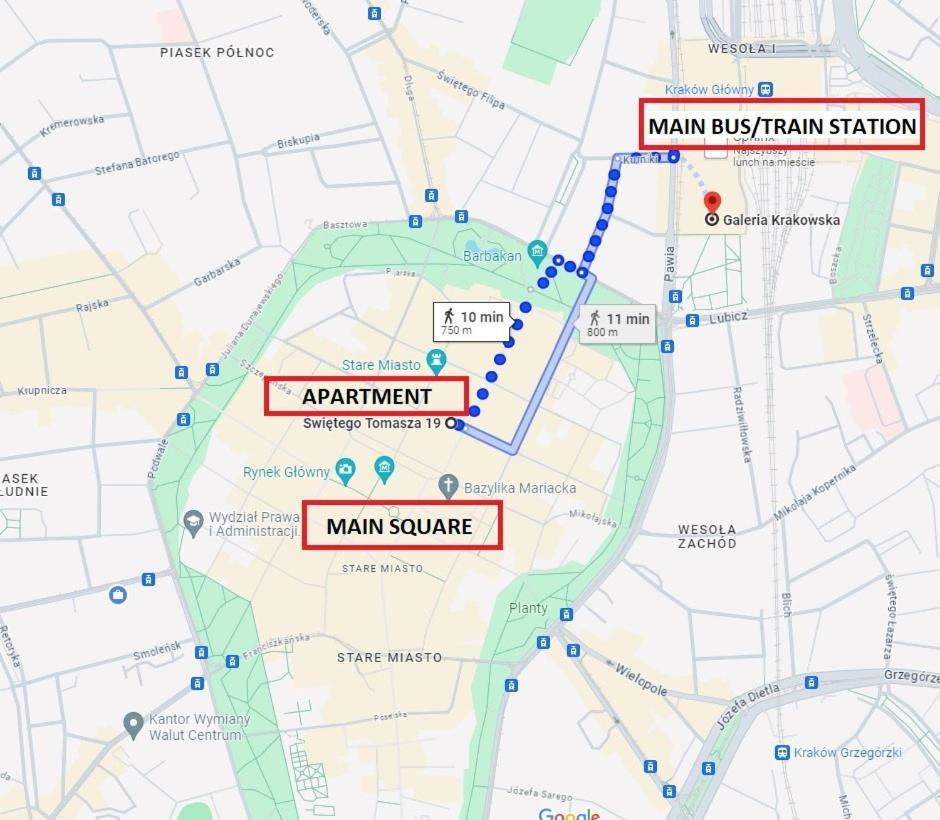 Prime Location Apartment คราคูฟ ภายนอก รูปภาพ